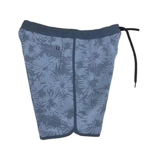 IPD Men’s Board Shorts Surf Trunks Tropics Slate Gray Unlined Nice Large 7” NEW